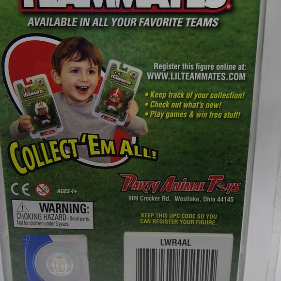Rare Lil Teammates Series 4 Alabama Crimson Tide Receiver Vinyl Figure - Picture 7 of 7